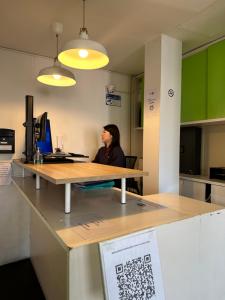 Vstupní hala nebo recepce v ubytování Central and Basic Universitat for YOUNG HOSTEL
