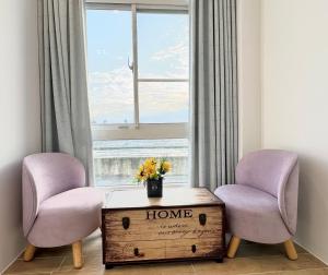 Et sittehjørne på 兆億申襄采民宿1741 Zhao Yì Shen Xiang Cai Homestay 1741