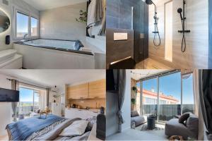 Χώρος καθιστικού στο Sea view & spa suite: 3min beach +12 φωτογραφίες