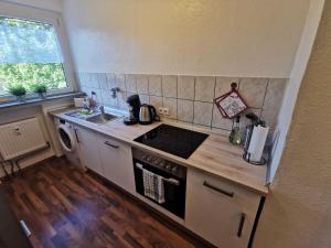 Kuchyň nebo kuchyňský kout v ubytování Cozy & Spacious Apartment with Balcony