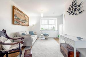 Ruang duduk di Craighead Farmhouse - The Cottage