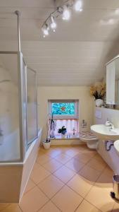 Koupelna v ubytování myCozyPlace - Gemütliches Zimmer für Zwei