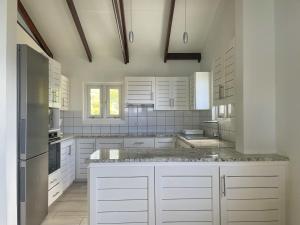 VallonEnd Beachfront villa with excellent view的厨房或小厨房