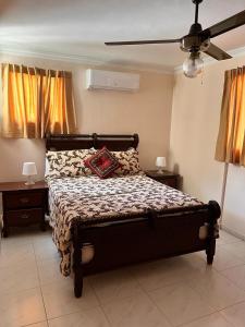 Postel nebo postele na pokoji v ubytování Apartamento amueblado en Villa Olga