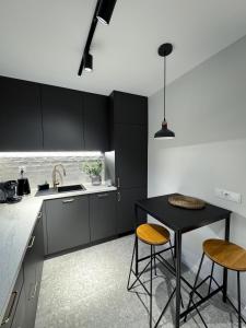 Η κουζίνα ή μικρή κουζίνα στο Apartament Cieszynka