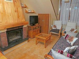 TV a/nebo společenská místnost v ubytování Apartamentos Villanua 3000