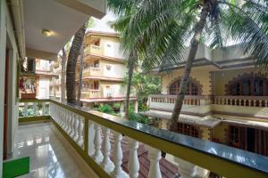 Balkón nebo terasa v ubytování Hotel Leela Inn Candolim