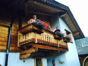 Balkón alebo terasa v ubytovaní Gasthof Rafting Alm