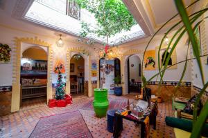 Zahrada ubytování Riad Eva