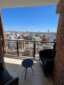 a balcony with a view of a city at Bv San Juan - Nva Cba in Córdoba