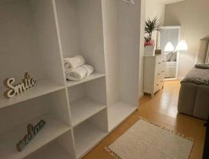 Postel nebo postele na pokoji v ubytování Apartman Element