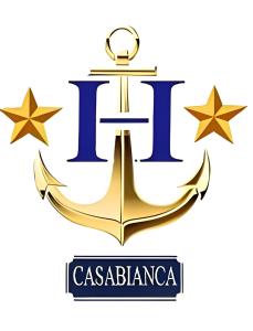 an image of an anchor with a capablanca sign at Hôtel Casabianca in Moulins