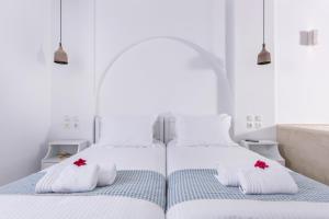 Krevet ili kreveti u jedinici u okviru objekta Cycladic Islands Hotel & Spa
