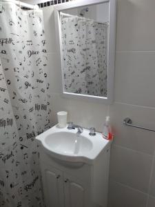 Koupelna v ubytování Alas Pampas