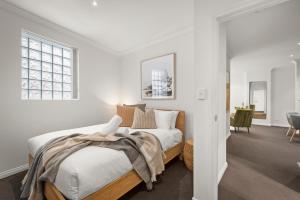 Voodi või voodid majutusasutuse Luxury 2 Bedroom Apartment - Heart of Hobart CBD toas