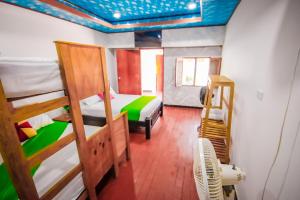 Un ou plusieurs lits superposés dans un hébergement de l'établissement Isla Los Erizos EcoHouse