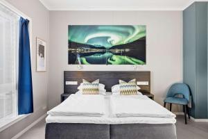 Postel nebo postele na pokoji v ubytování Aiden by Best Western Harstad Narvik Airport + 37 fotografií