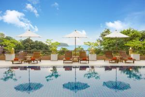 Bazén v ubytování Chanalai Garden Resort, Kata Beach nebo v jeho okolí
