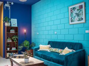 Posezení v ubytování Lolas Hostal (Hab. privada) baño compartido