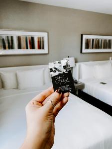 Voodi või voodid majutusasutuse Hotel Felix toas