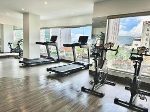 The fitness centre and/or fitness facilities at ViAn Hotel And Spa Danang