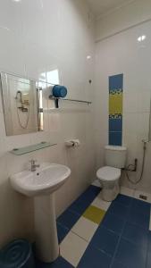 Koupelna v ubytování Jabez Resort Kundasang