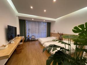 Televisyen dan/atau pusat hiburan di 林涧小栈Linger house