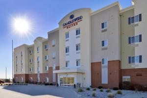 a rendering of the front of a hotel at Candlewood Suites Kansas City Northeast, an IHG Hotel in Kansas City