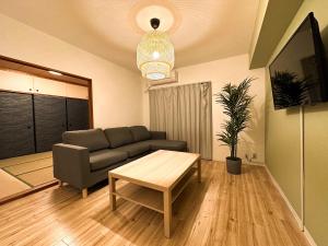 TV a/nebo společenská místnost v ubytování Randor Residence Tokyo Suites