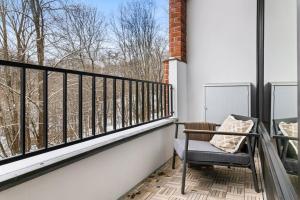 En balkong eller terrasse på Fully serviced luxury townhouse near the Vigelandspark