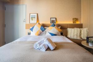 Katil atau katil-katil dalam bilik di Apartment Hotel 11 Namba Minami