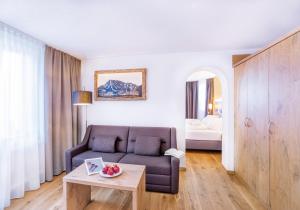 Posezení v ubytování Biohotel Leutascherhof