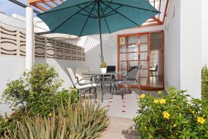Patio nebo venkovní prostory v ubytování Bungalow Aloe Dunas 2