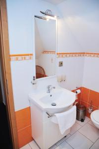 Kúpeľňa v ubytovaní Hotel Praha Potštejn