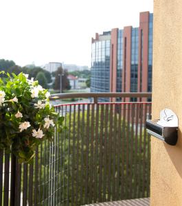 Balkón nebo terasa v ubytování Best Western Hotel Biri