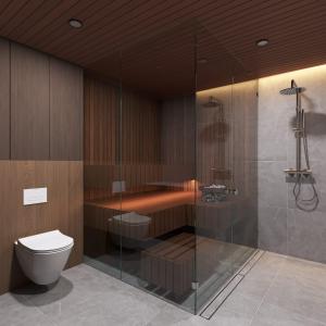 Aurora Collection tesisinde bir banyo