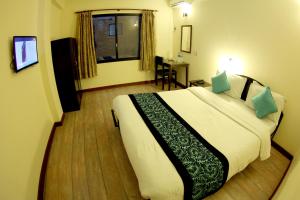 Letto o letti in una camera di Bag Packer's Lodge