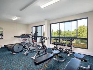 Fitness centrum a/nebo fitness zařízení v ubytování The Regency Aparthotel