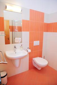 Kúpeľňa v ubytovaní Hotel Praha Potštejn