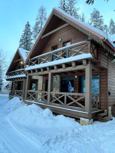 TATRYSTAY RiverStone Chalets v zimě