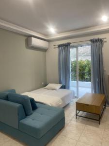 Ένα ή περισσότερα κρεβάτια σε δωμάτιο στο Luxury Apartment In Nafplio +23 φωτογραφίες