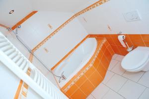 Kúpeľňa v ubytovaní Hotel Praha Potštejn