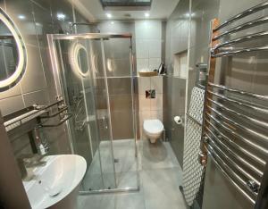 Kúpeľňa v ubytovaní Topolove Rooms & Apartments