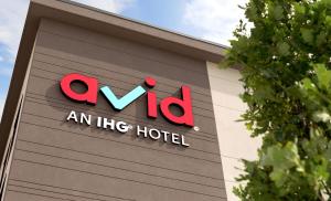 Certifikát, hodnocení, plakát nebo jiný dokument vystavený v ubytování avid hotel Van Horn