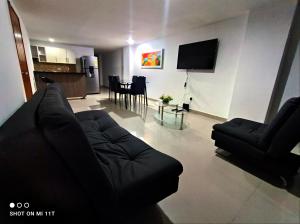 Istumisnurk majutusasutuses Apartamento Amplio en medellín