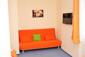 TV a/nebo společenská místnost v ubytování Hotel Praha Potštejn