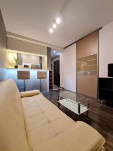 Televiisor ja/või meelelahutuskeskus majutusasutuses Nowe Miasto 40