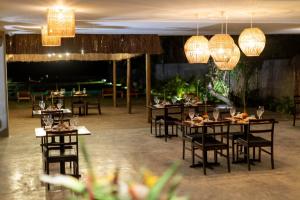 Restaurace v ubytování Pousada Mirai
