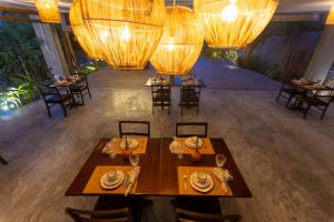 Restaurace v ubytování Pousada Mirai