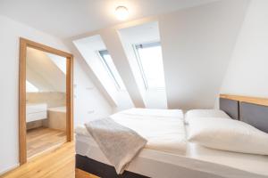 Postelja oz. postelje v sobi nastanitve Appartement Mountain View
